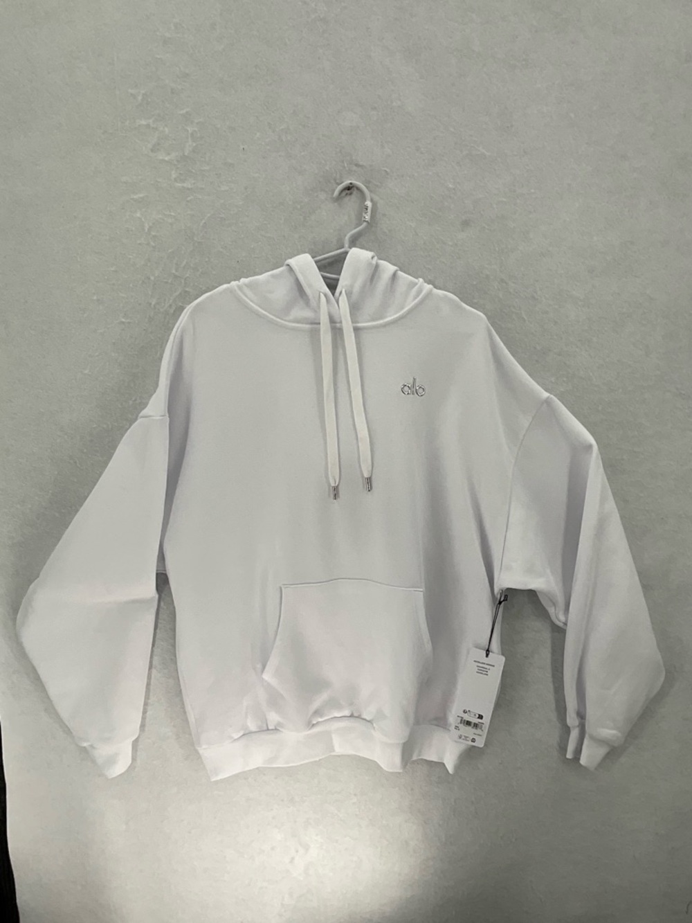 NWT Alo Yoga Accolade Hoodie White Medium